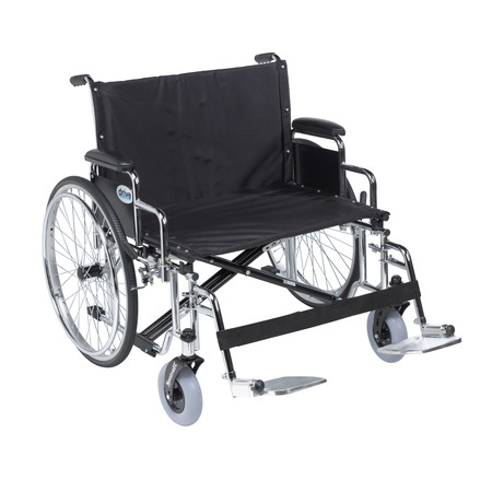 DRIVE MEDICAL Sentra EC Heavy Duty Extra Wide Wheelchair - 28" Seat std28ecdda-sf